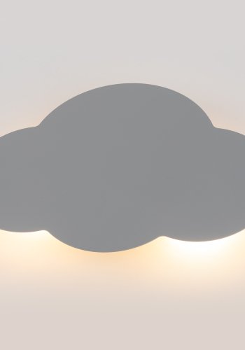 TK Sky brnelampe - lysegr metal