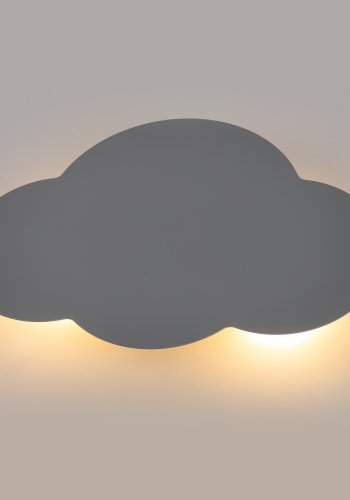 TK Sky brnelampe - lysegr metal