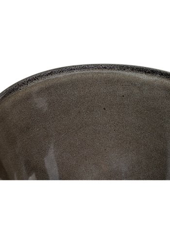 HOUSE NORDIC Skl, keramik, gr/brun, 15x9 cm, st af 4