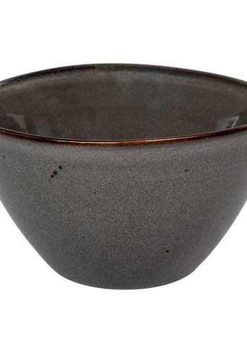 HOUSE NORDIC Skl, keramik, gr/brun, 15x9 cm, st af 4
