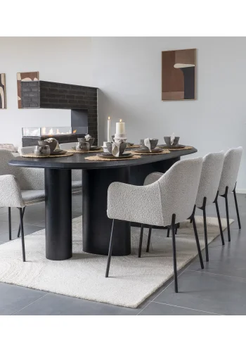 HOUSE NORDIC Middagstallerken, keramik, gr/brun, 27cm, st af 4