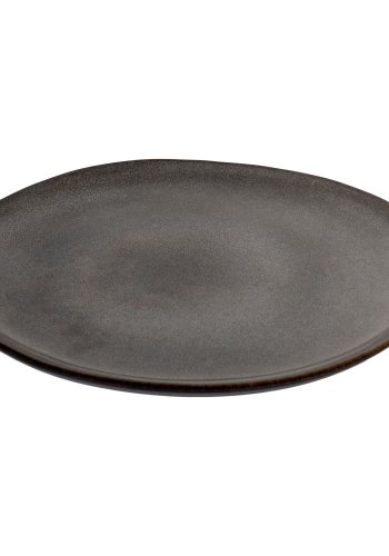 HOUSE NORDIC Middagstallerken, keramik, gr/brun, 27cm, st af 4