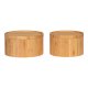HOUSE NORDIC Opbevarings boks, bambus, natur, st af 2