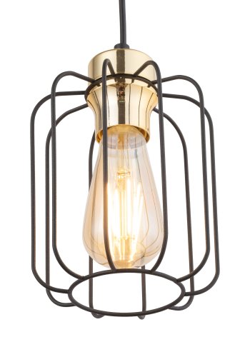 TK Galaxy loftlampe - kobber og sort metal