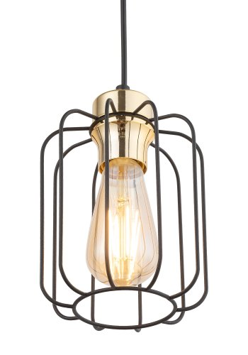 TK Galaxy loftlampe - kobber og sort metal