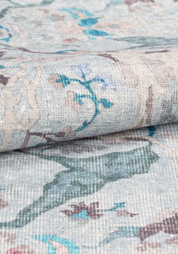 TEPPI Dorian Hall gulvtppe, m. mnster, rektangulr - multifarvet polyester (75x150)