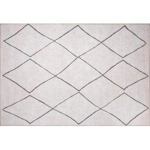 TEPPI Soul gulvtppe, m. mnster, rektangulr - multifarvet polyester (150x230)