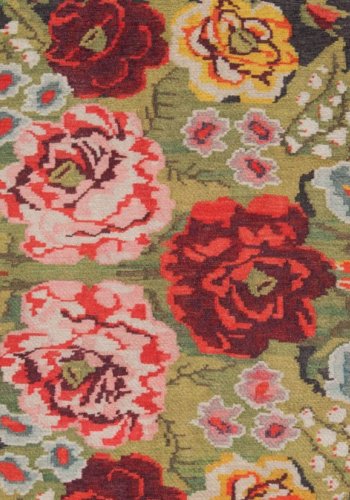 TEPPI Soul gulvtppe, m. mnster, rektangulr - multifarvet polyester (150x230)