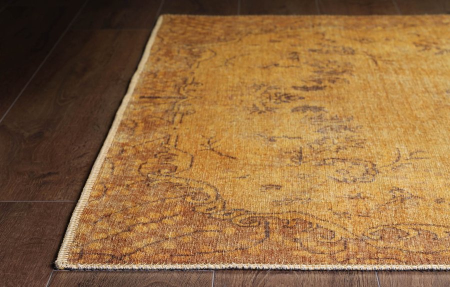 TEPPI Dorian gulvtppe, m. mnster, rektangulr - multifarvet polyester (140x190)