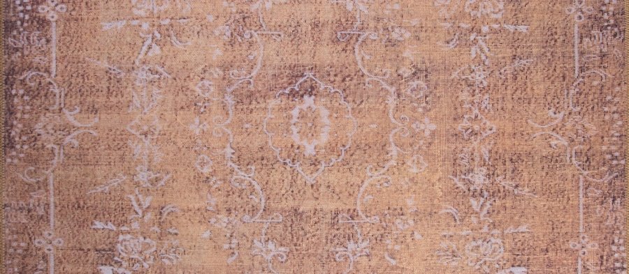 TEPPI Blues gulvtppe, m. mnster, rektangulr - multifarvet polyester (150x230)