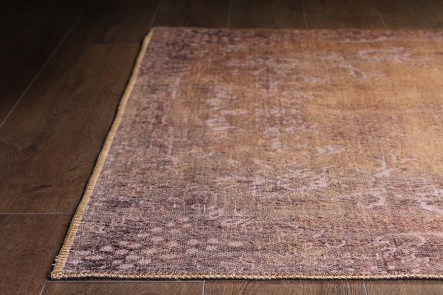 TEPPI Blues gulvtppe, m. mnster, rektangulr - multifarvet polyester (150x230)