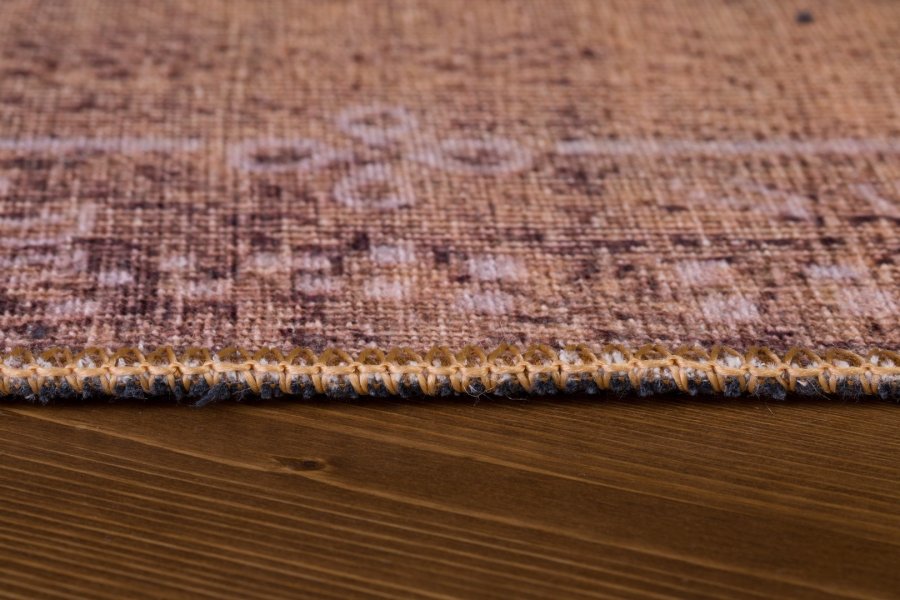 TEPPI Blues gulvtppe, m. mnster, rektangulr - multifarvet polyester (150x230)