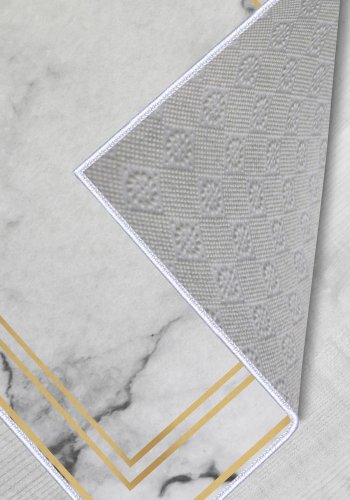 TEPPI Hmnt594 gulvtppe, rektangulr - multifarvet polyester (50x80)