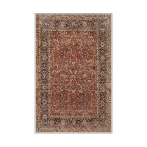 TEPPI Hmnt685 gulvtppe, rektangulr - multifarvet polyester (60x100)