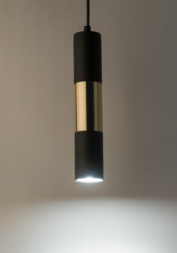 TK Vivien loftlampe - guld og sort metal