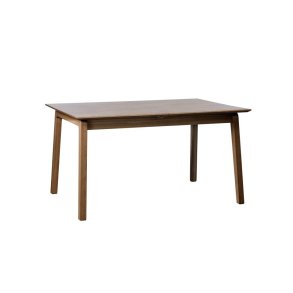 Bari spisebord, m. butterflybordplade - rgfarvet egefinér og egetr (95x140-200)