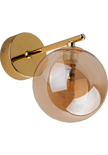 TK Estera vglampe - guld glas og metal