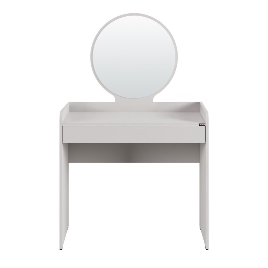 NORDVÄRK Tmu-701-Vv-1 makeup bord, m. spejl, 1 skuffe - melamin (90x47)