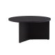 VIND COLLECTION Saltö Lille sofabord, rund - sort finér (65)