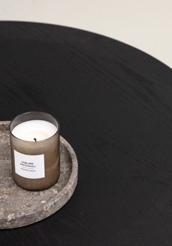 VIND COLLECTION Saltö Lille sofabord, rund - sort finér (65)