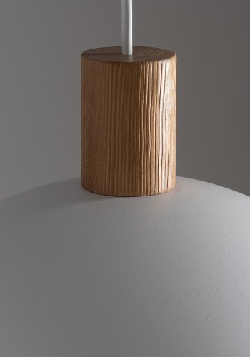 TK Oslo loftlampe - hvid metal og tr