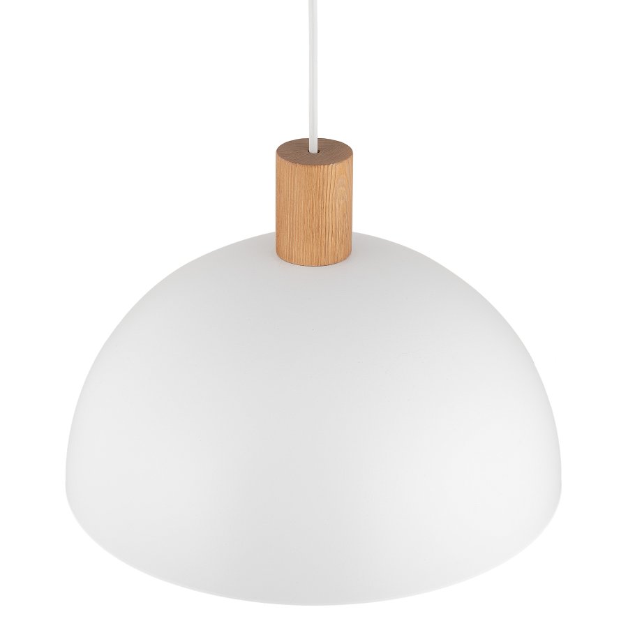 TK Oslo loftlampe - hvid metal og tr
