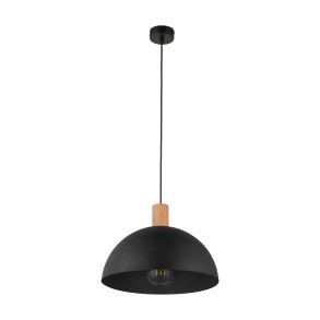 TK Oslo loftlampe - sort metal og tr