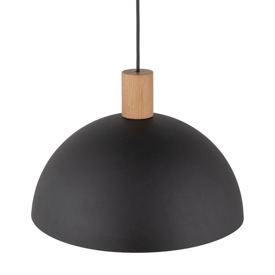 TK Oslo loftlampe - sort metal og tr
