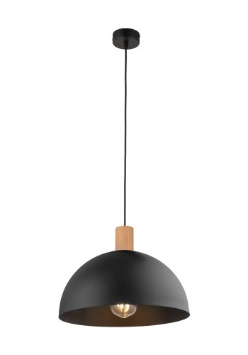 TK Oslo loftlampe - sort metal og tr