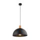 TK Oslo loftlampe - sort metal og tr