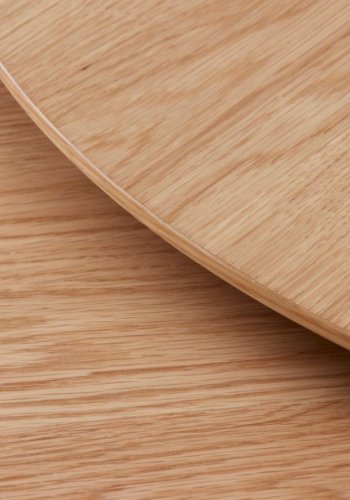 Adda sofabord, rund - natur egefinér og lamel eg (st med 2)