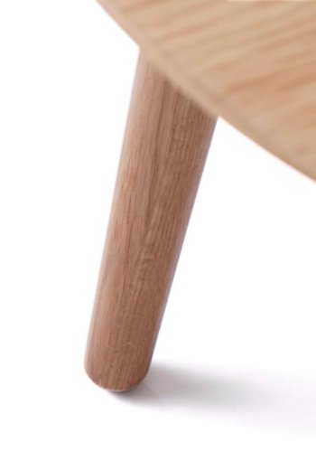 Adda sofabord, rund - natur egefinér og lamel eg (st med 2)