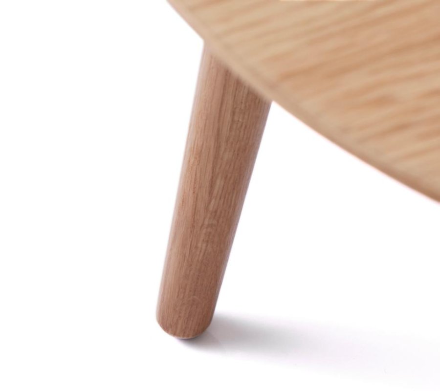 Adda sofabord, rund - natur egefinér og lamel eg (st med 2)