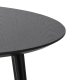 Adda sofabord, rund - sort egefinér og lamel eg (st med 2)