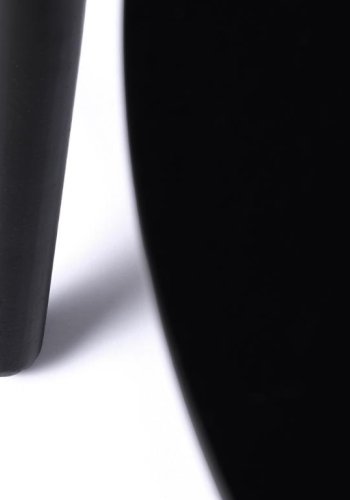 Adda sofabord, rund - sort egefinér og lamel eg (st med 2)