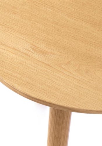 Adda sofabord, trekantet - natur egefinér og lamel eg (st med 2)