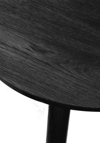 Adda sofabord, trekantet - sort egefinér og lamel eg (st med 2)