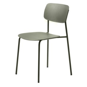 Kirkland spisebordsstol - olivengrn og olivengrn ben