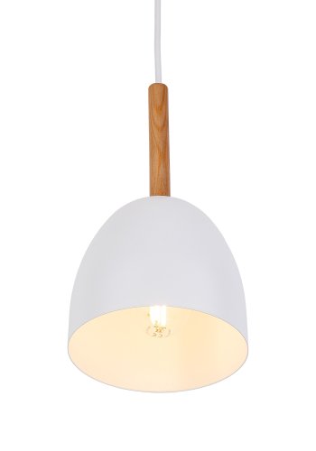 TK Nord loftlampe - hvid metal