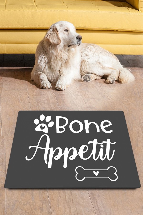 TEPPI Unbuon kattebakkemtte, rektangulr - multifarvet PVC (40x60)