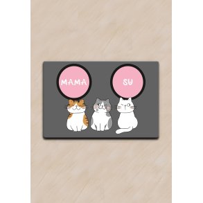 TEPPI Yummy kattebakkemtte, rektangulr - multifarvet PVC (40x60)