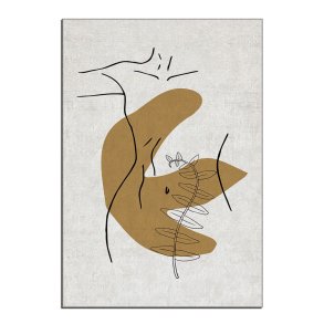 TEPPI ALHO gulvtppe, m. mnster, rektangulr - multifarvet polyester (160x230)