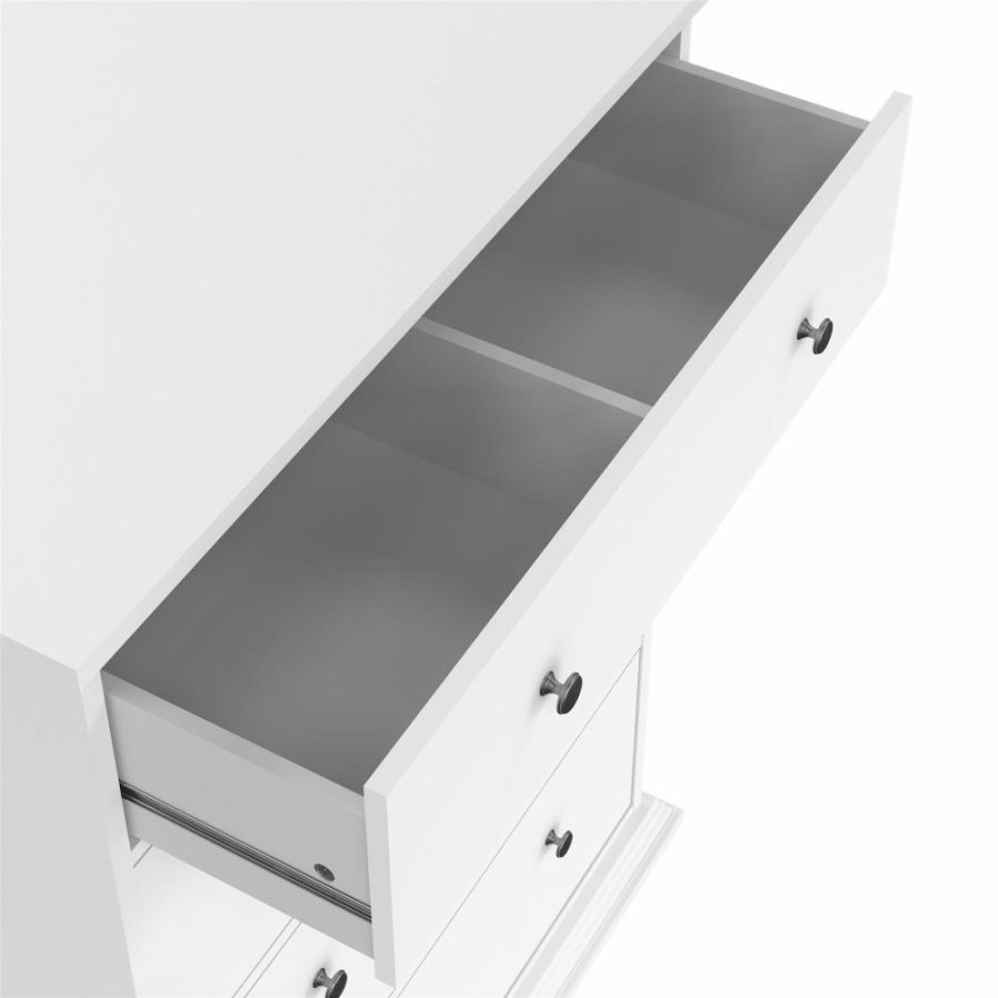 TVILUM North Chest med 4 skuffer, Hvid, 86,3 x 51,6 x 115,6 cm