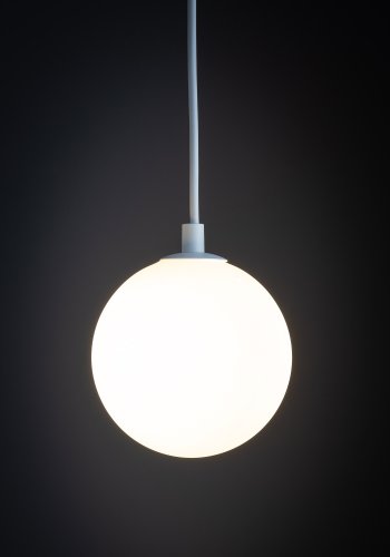 TK Tracer loftlampe - hvid glas og hvid metal