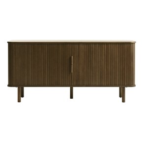 Cavo sknk, m. 2 skydelger og 2 hylder - rgfarvet egetr (160x45)