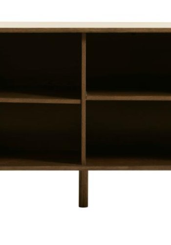 Cavo sknk, m. 2 skydelger og 2 hylder - rgfarvet egetr (160x45)