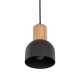 TK Cairo loftlampe - natur tr og sort metal