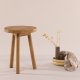 VIND KOLLEKTION Bohus taburet - natur teaktr