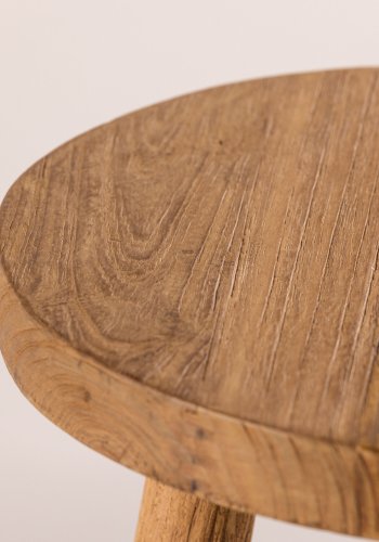 VIND KOLLEKTION Bohus taburet - natur teaktr