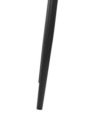 Ross spisebordsstol - mrkegr stof og sorte ben